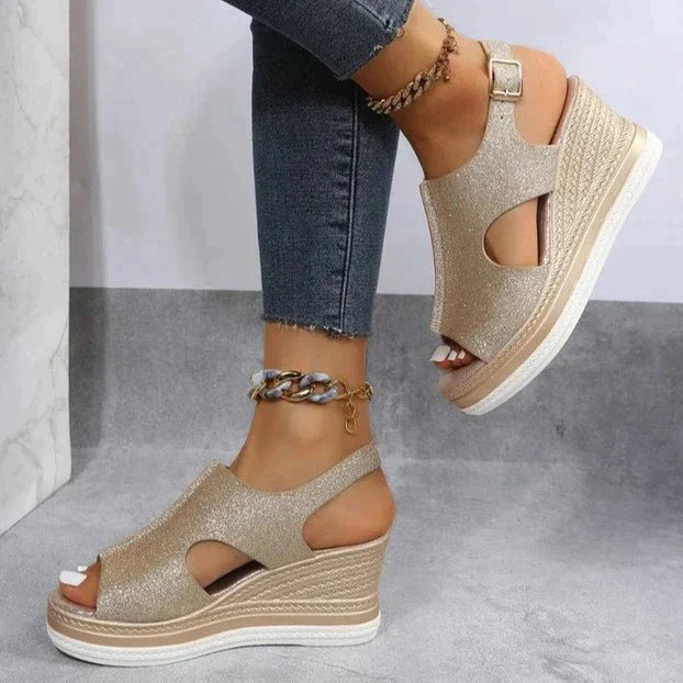 Danielle - Relaxed Wedge Sandals