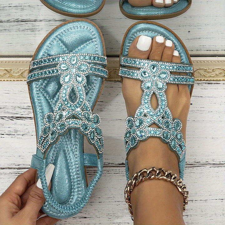 Paisley - Orthopedic Crystal Sandals