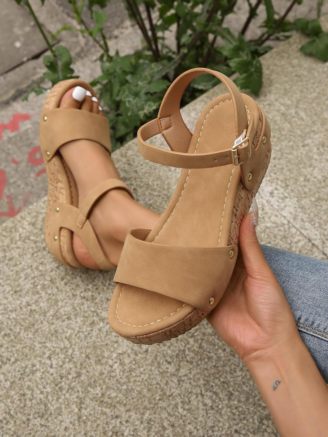 Katelyn - Elegant Wedge Sandals