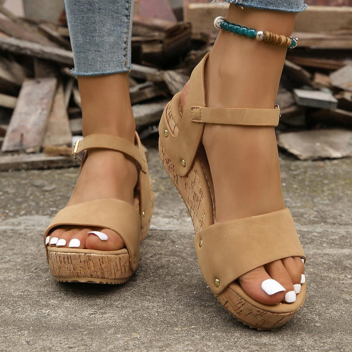 Katelyn - Elegant Wedge Sandals