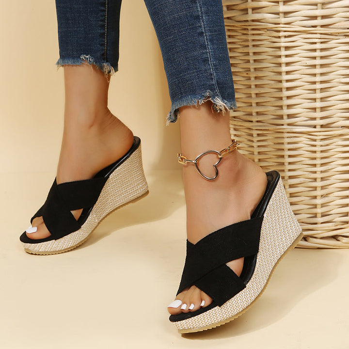 Erin - Relaxed Wedge Sandals
