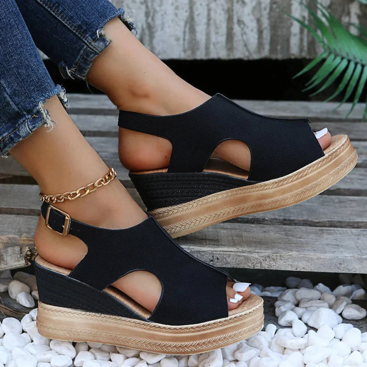 Danielle - Relaxed Wedge Sandals