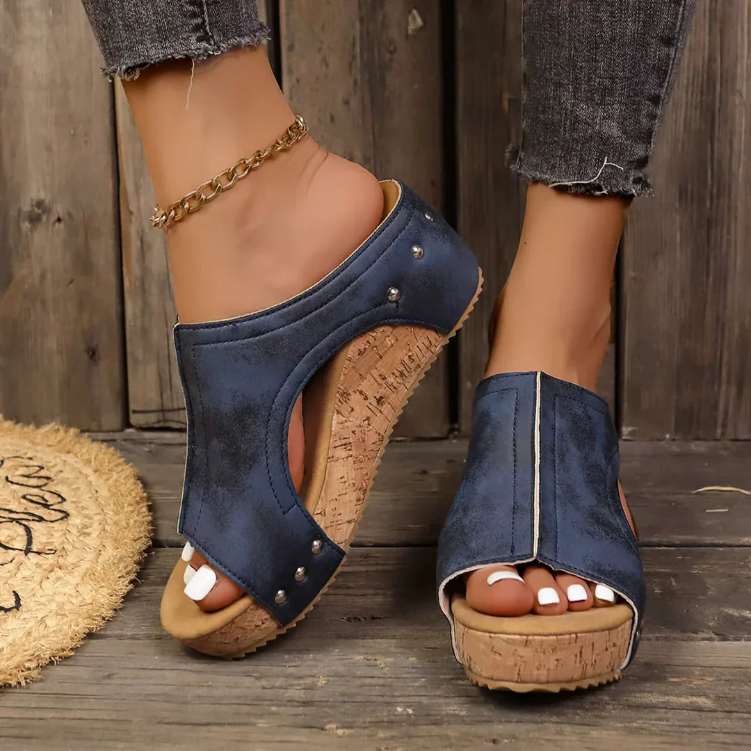 Scarlett - Lumi Stud Wedges