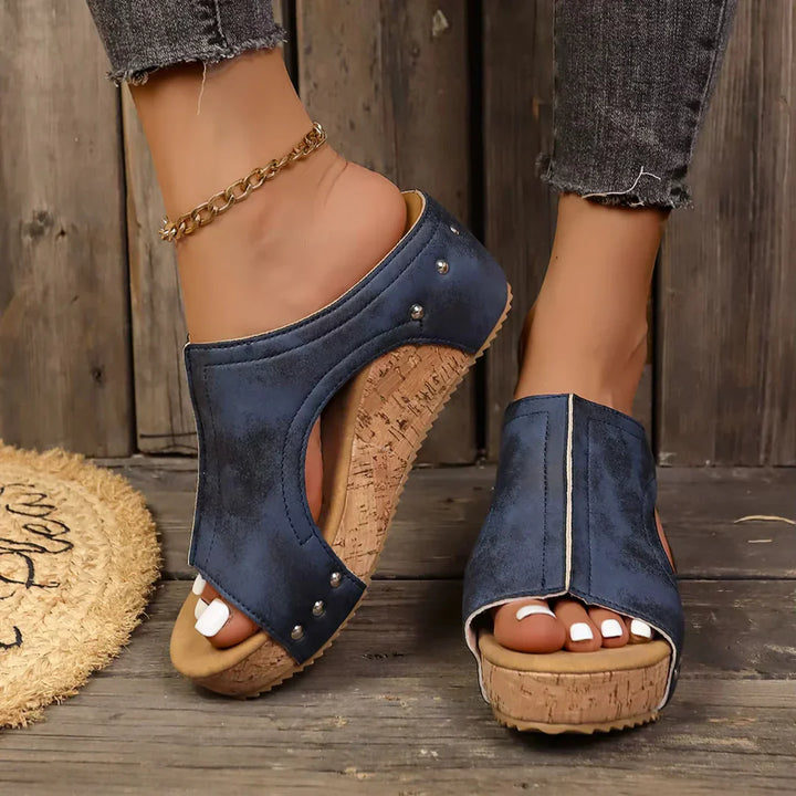 Scarlett - Lumi Stud Wedges