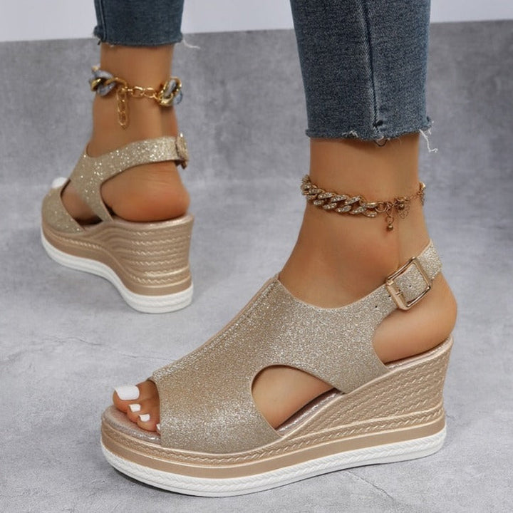 Danielle - Relaxed Wedge Sandals