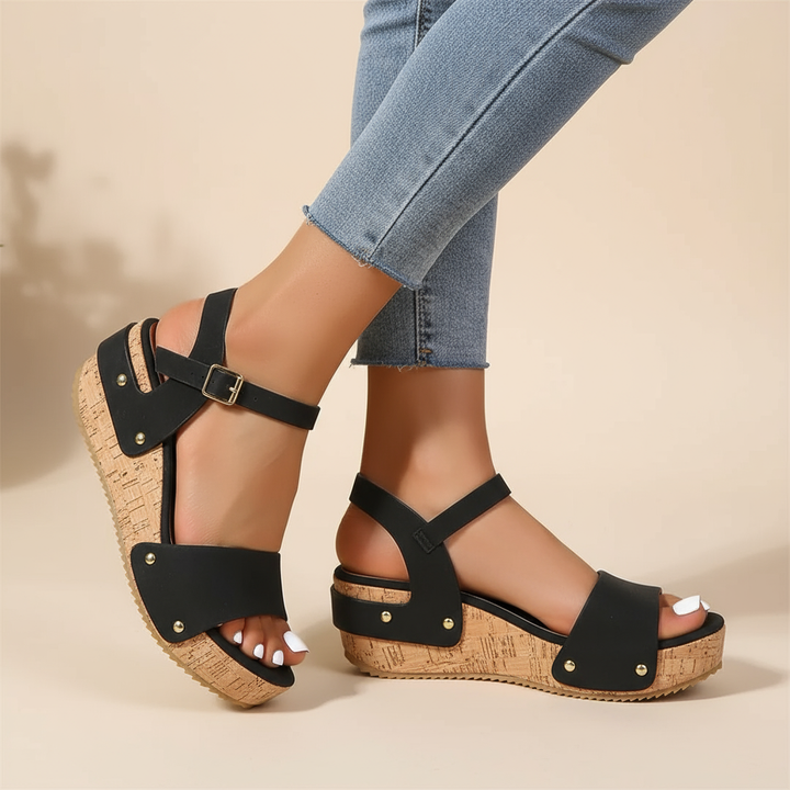 Katelyn - Elegant Wedge Sandals