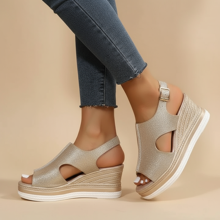 Danielle - Relaxed Wedge Sandals