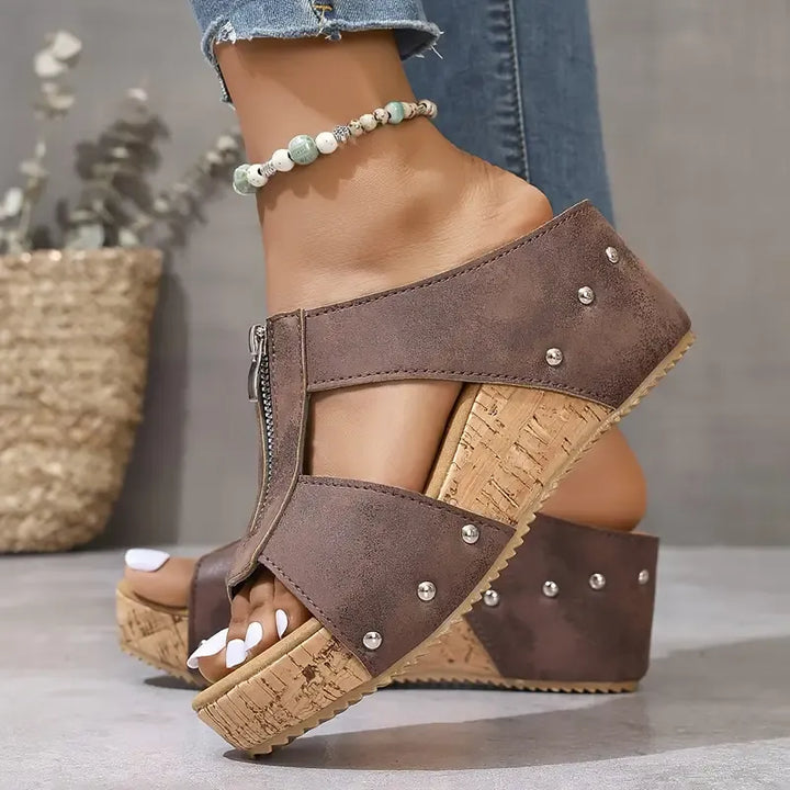 Amber - Stylish Wedge Sandals