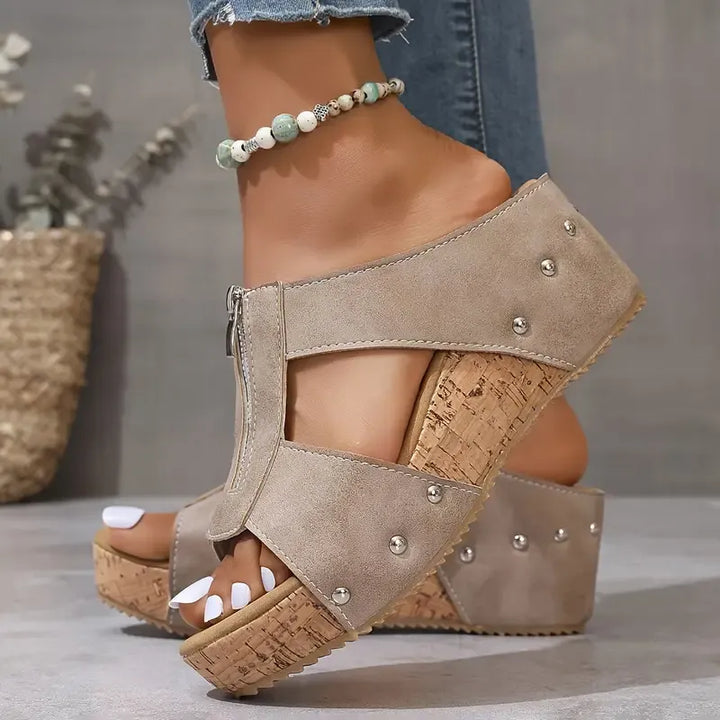 Amber - Stylish Wedge Sandals